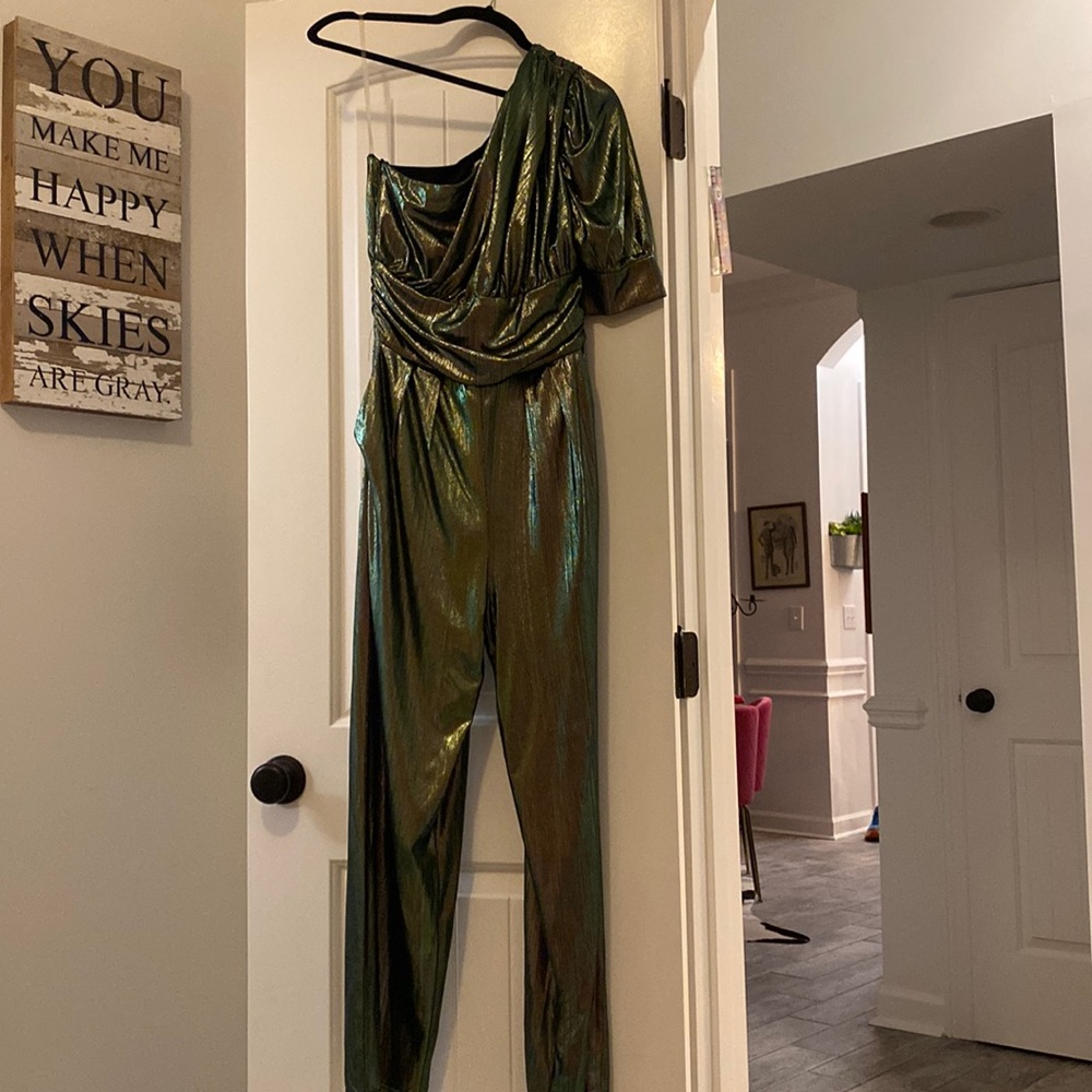 BRAND NEW & UNWORN Metallic Jumpsuit